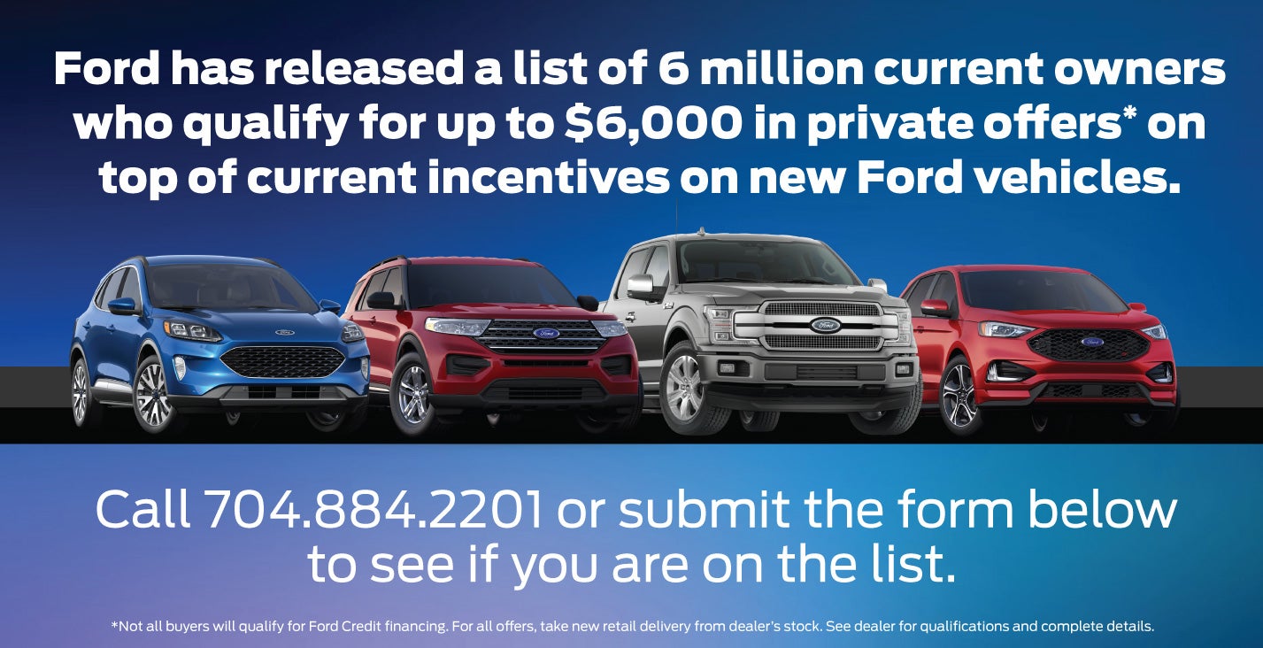 Ford Private Offers for Current Owners