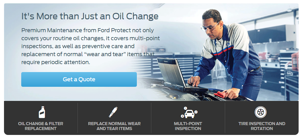 Tindol Ford Protect Premium Maintenance