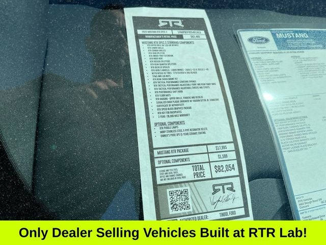 2025 Ford Mustang RTR SPEC 2