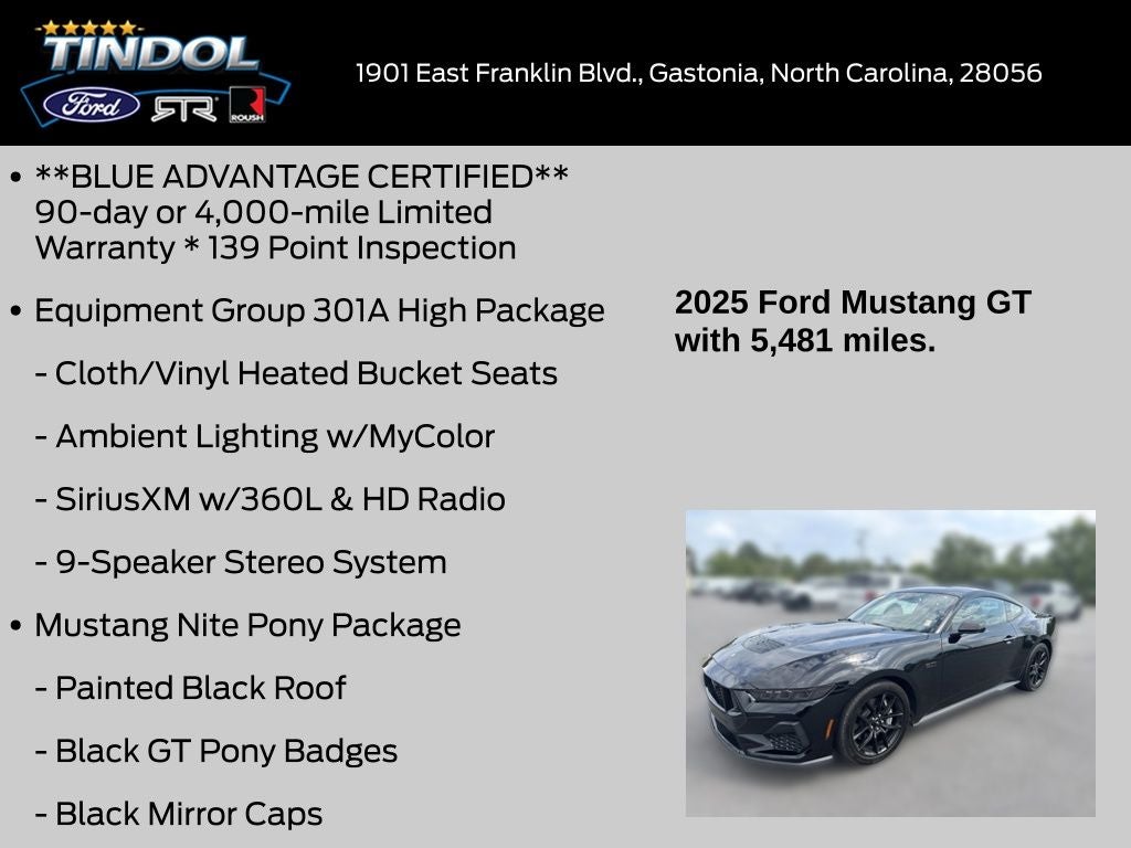 2025 Ford Mustang GT