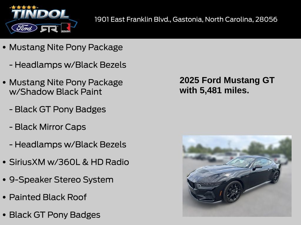 2025 Ford Mustang GT