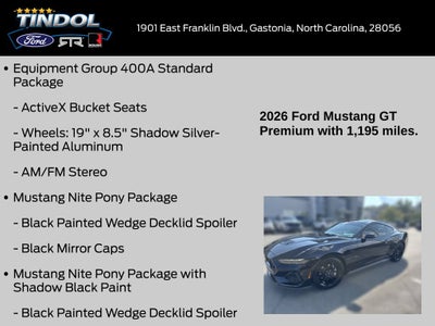 2026 Ford Mustang GT Premium