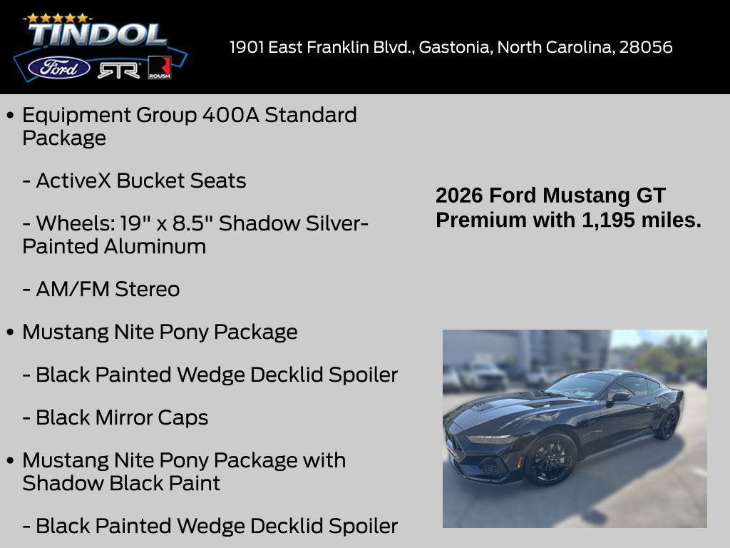 2026 Ford Mustang GT Premium
