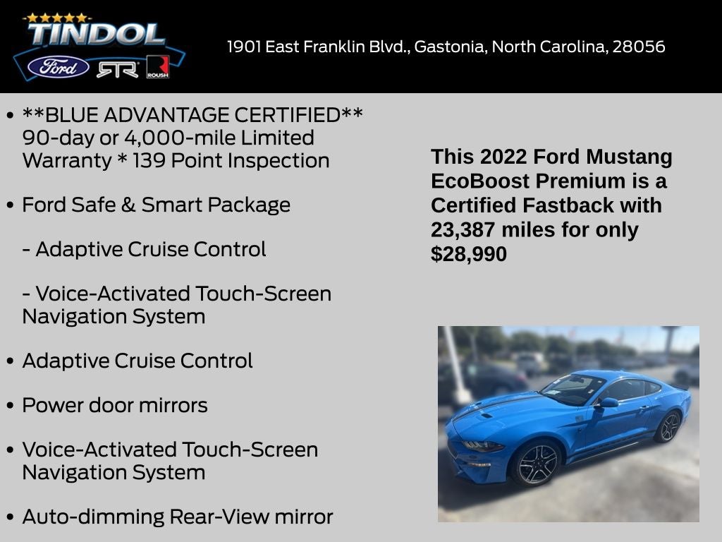 2022 Ford Mustang EcoBoost Premium