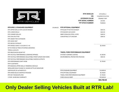 2026 Ford Mustang RTR SPEC 2 CONVERTIBLE