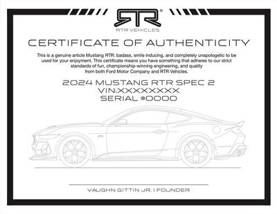 2026 Ford Mustang RTR SPEC 2 CONVERTIBLE