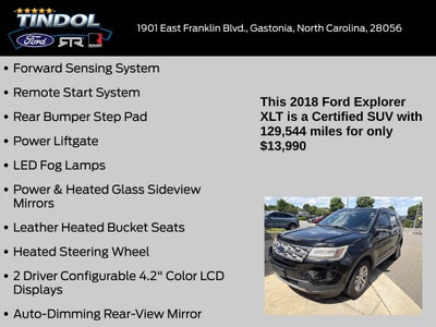 2018 Ford Explorer XLT
