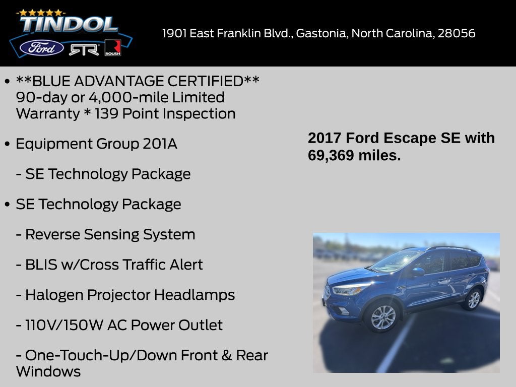 2017 Ford Escape SE