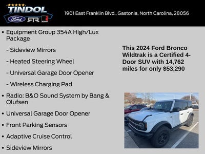 2024 Ford Bronco Wildtrak