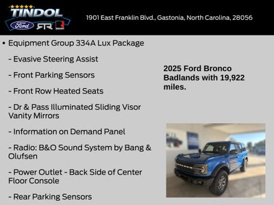 2025 Ford Bronco Badlands