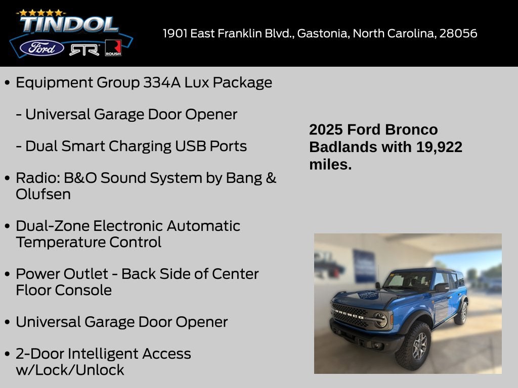 2025 Ford Bronco Badlands