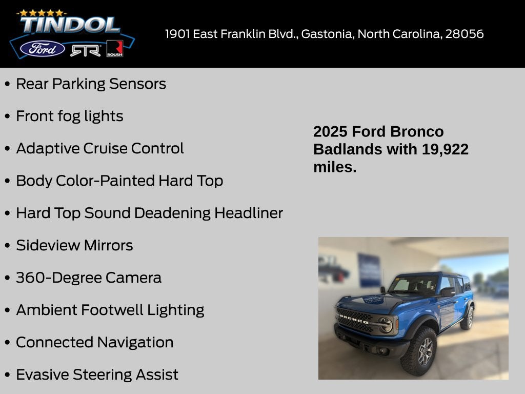 2025 Ford Bronco Badlands