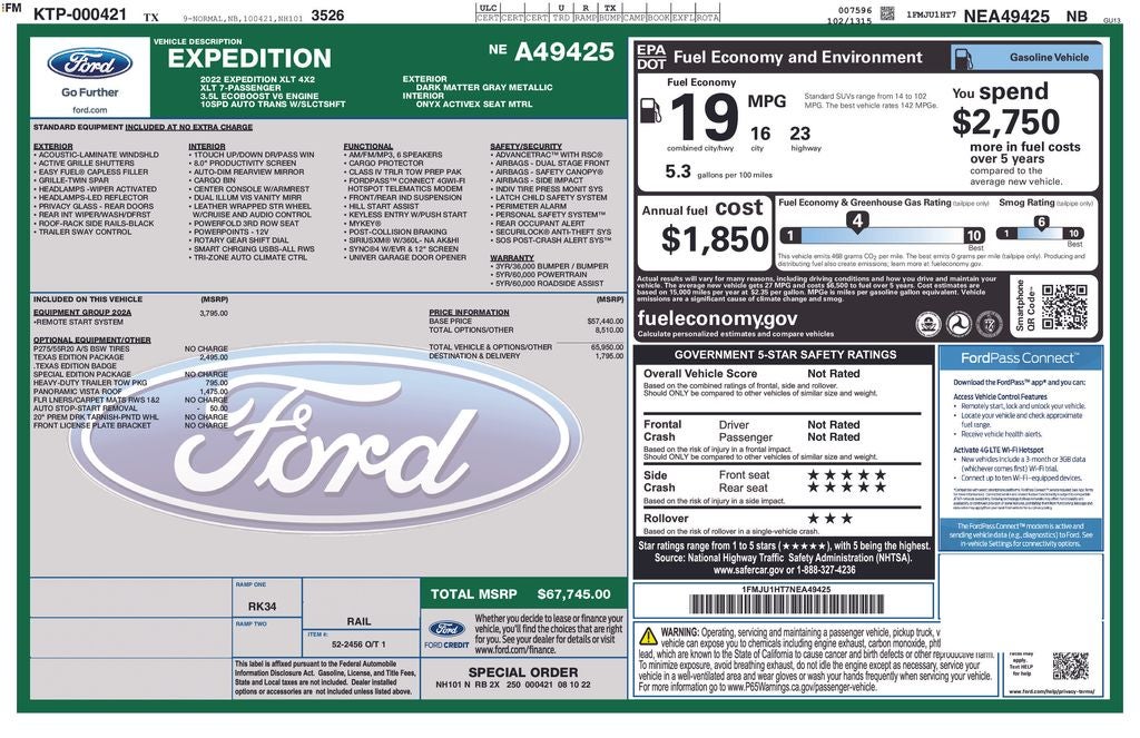 2022 Ford Expedition XLT