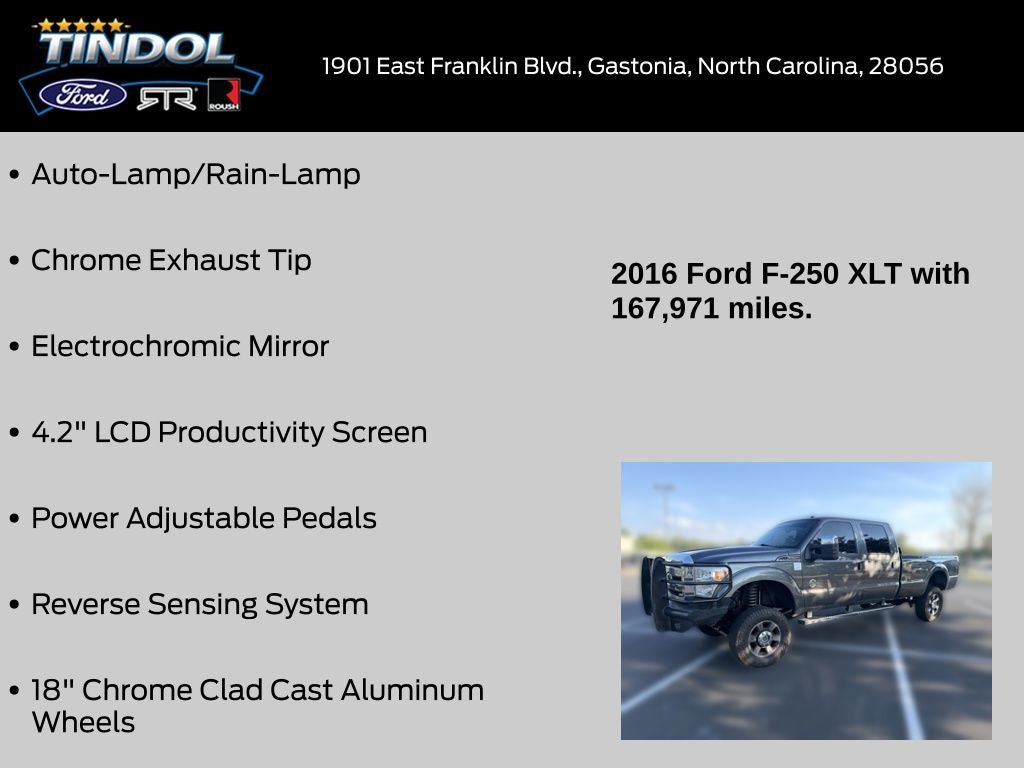 2016 Ford F-250SD XLT