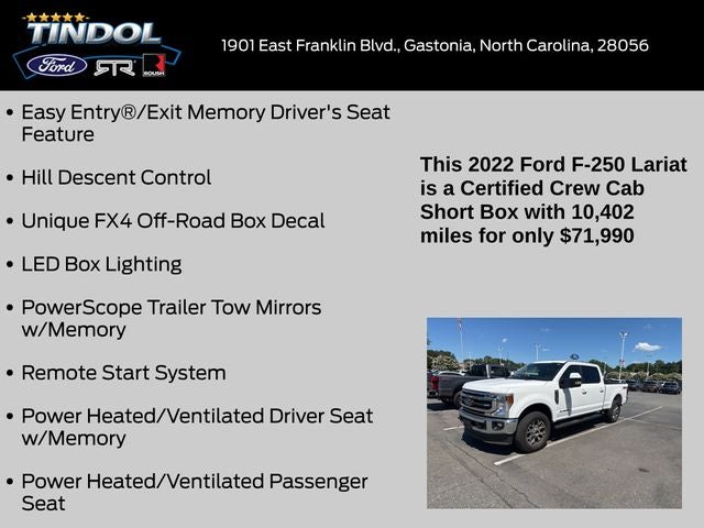 2022 Ford F-250SD Lariat