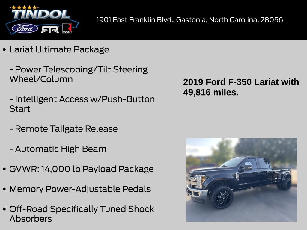 2019 Ford F-350SD Lariat DRW