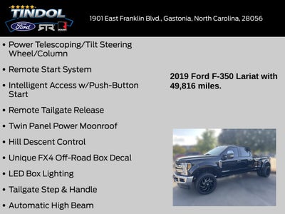 2019 Ford F-350SD Lariat DRW