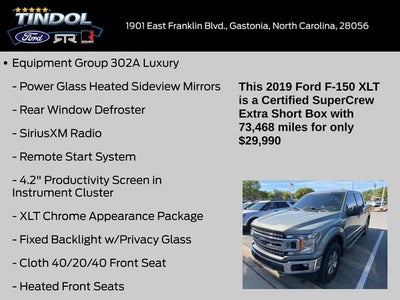 2019 Ford F-150 XLT