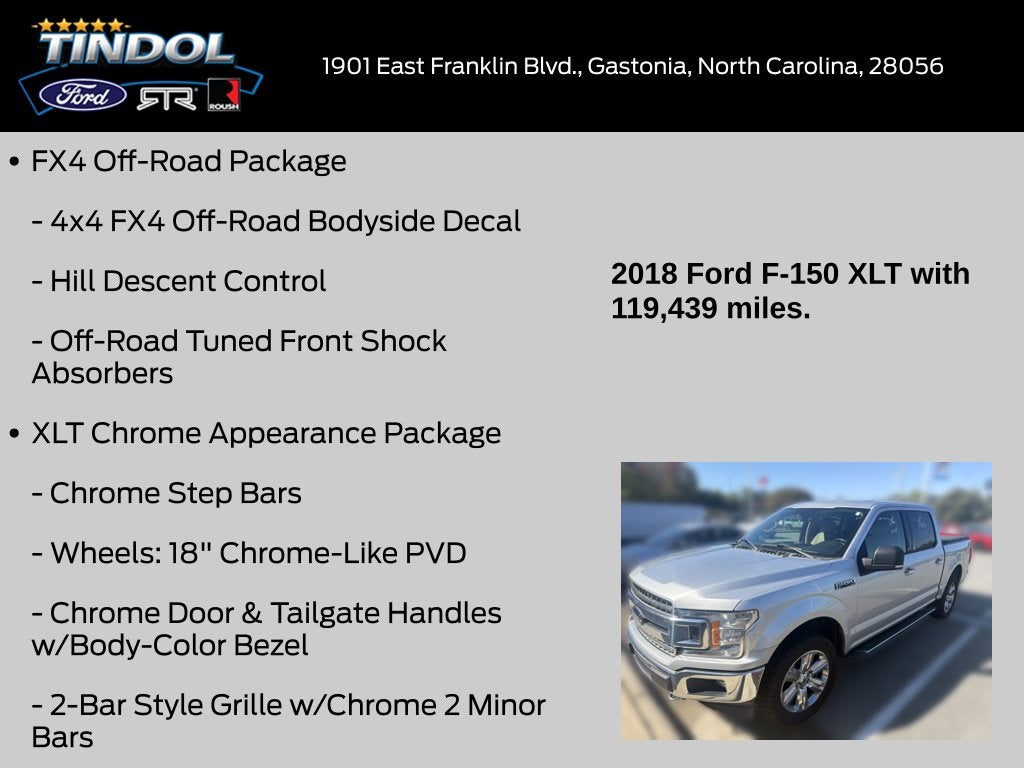 2018 Ford F-150 XLT