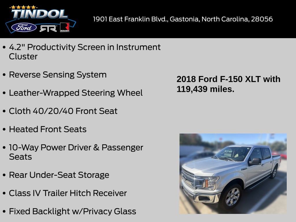 2018 Ford F-150 XLT