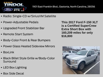 2017 Ford F-150 XLT