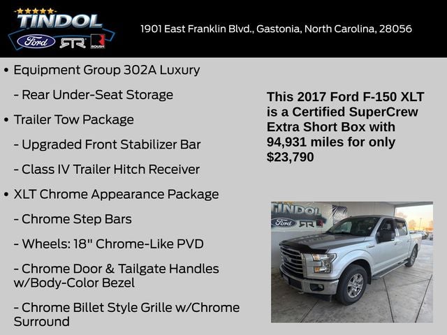 2017 Ford F-150 XLT