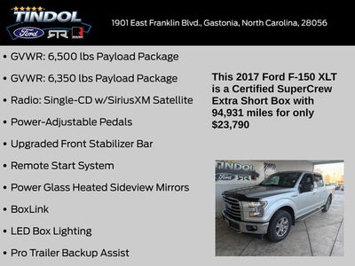 2017 Ford F-150 XLT