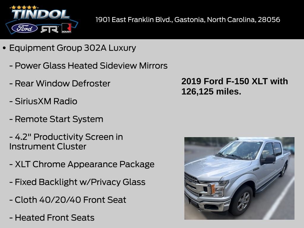 2019 Ford F-150 XLT