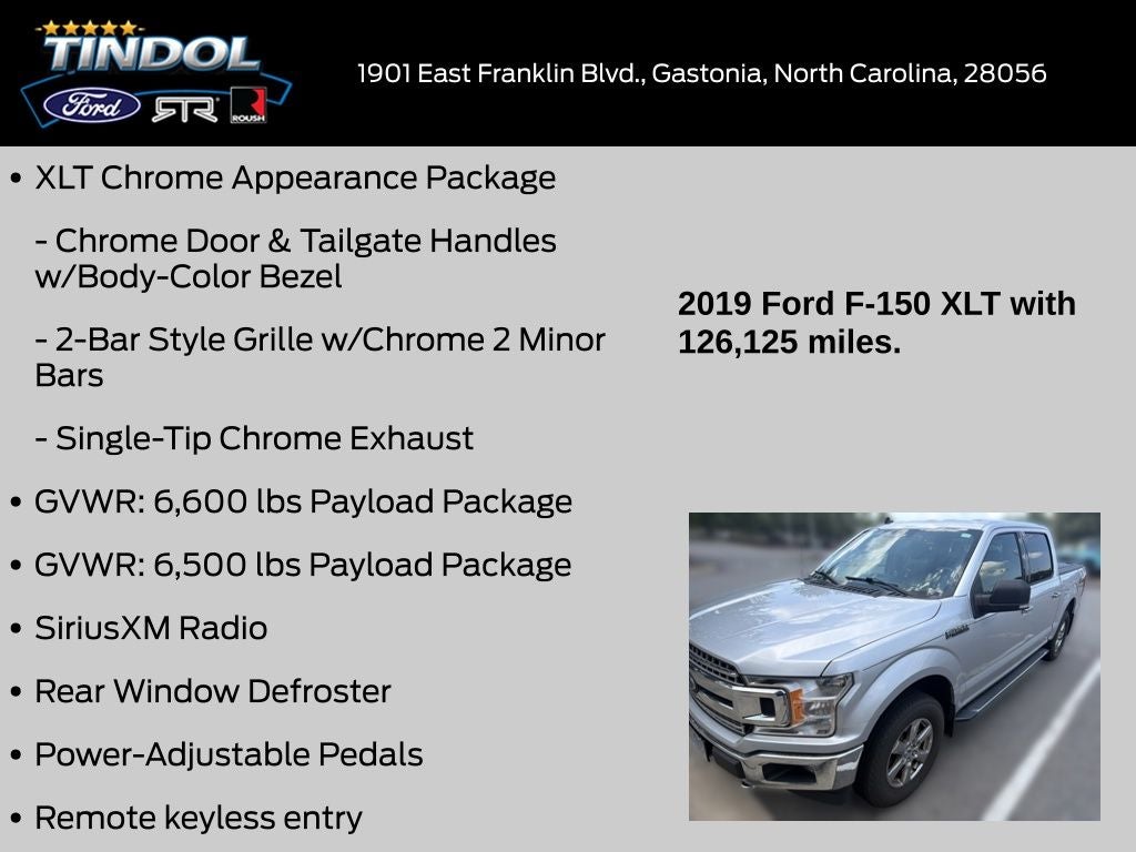 2019 Ford F-150 XLT