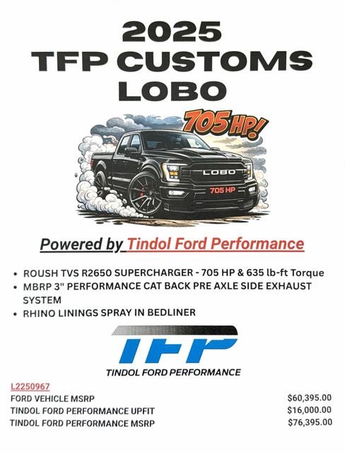 2025 Ford F-150 LOBO SC TFP CUSTOMS