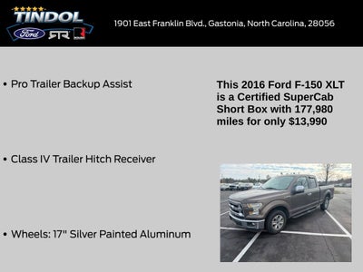 2016 Ford F-150 XLT