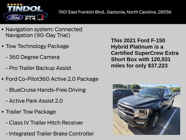 2021 Ford F-150 Platinum