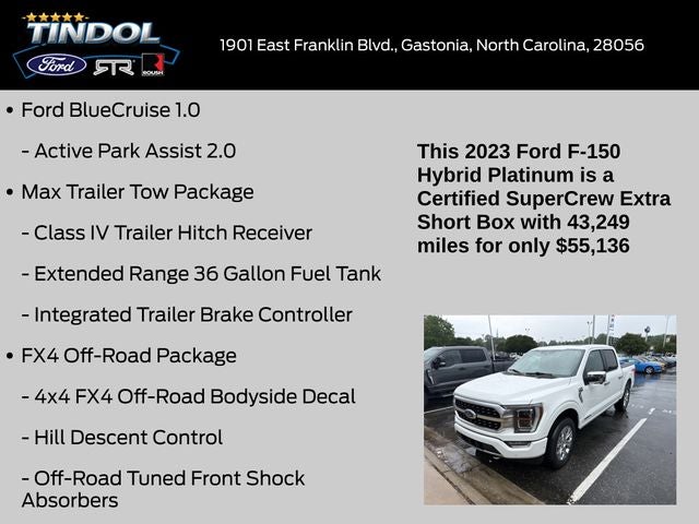2023 Ford F-150 Platinum