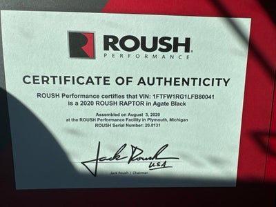 2020 Ford F-150 Raptor Roush