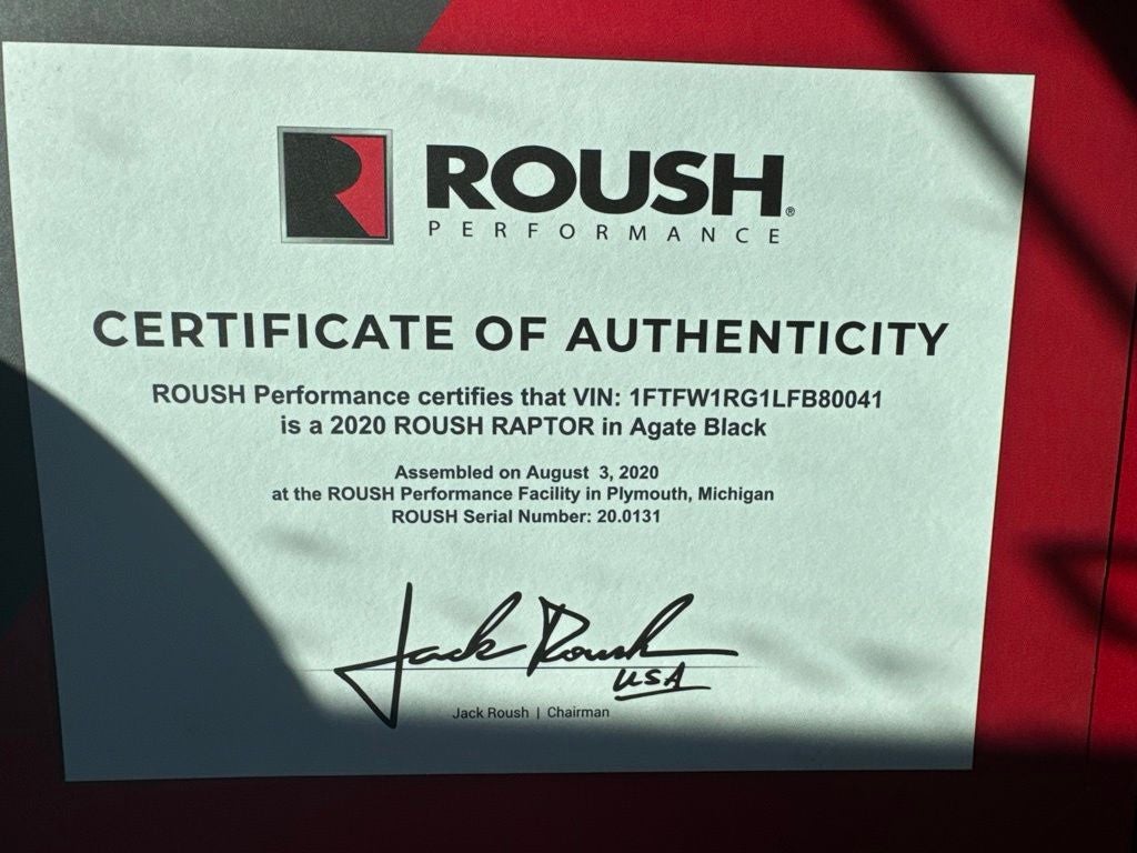 2020 Ford F-150 Raptor Roush