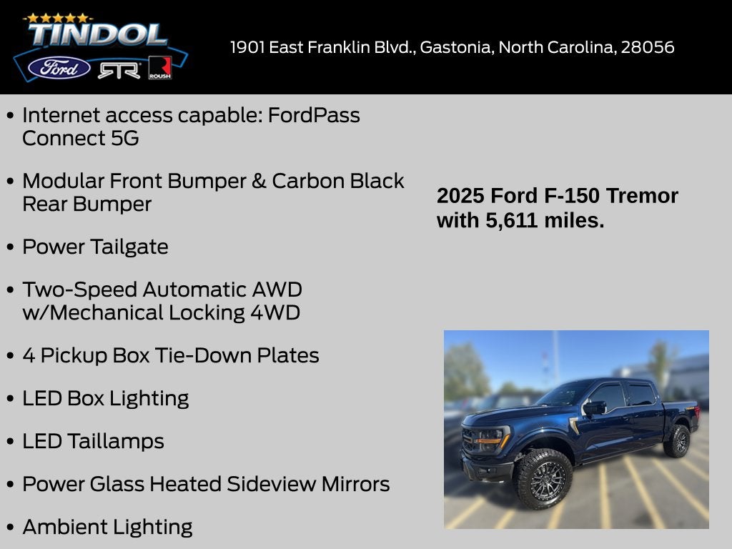 2025 Ford F-150 Tremor
