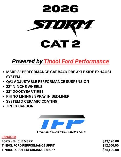 2026 Ford F-150 TFP STORM CAT 2