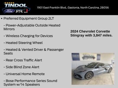 2024 Chevrolet Corvette Stingray 2LT