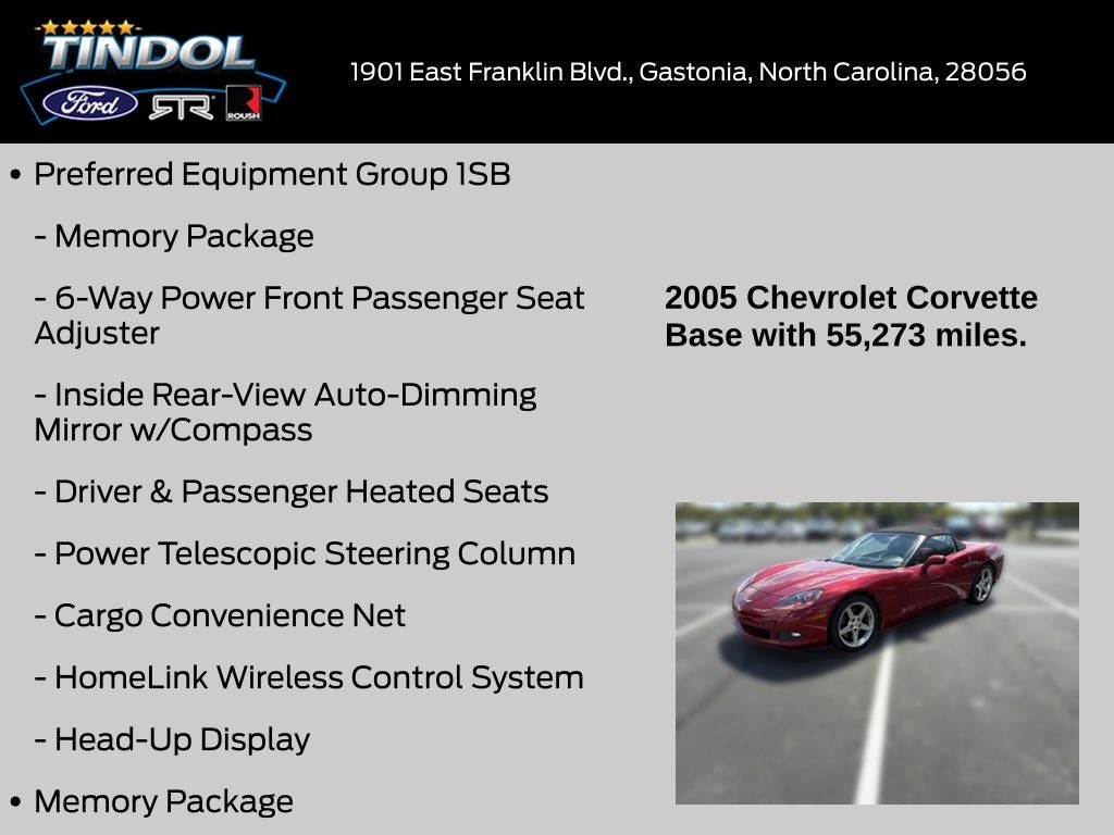 2005 Chevrolet Corvette Base