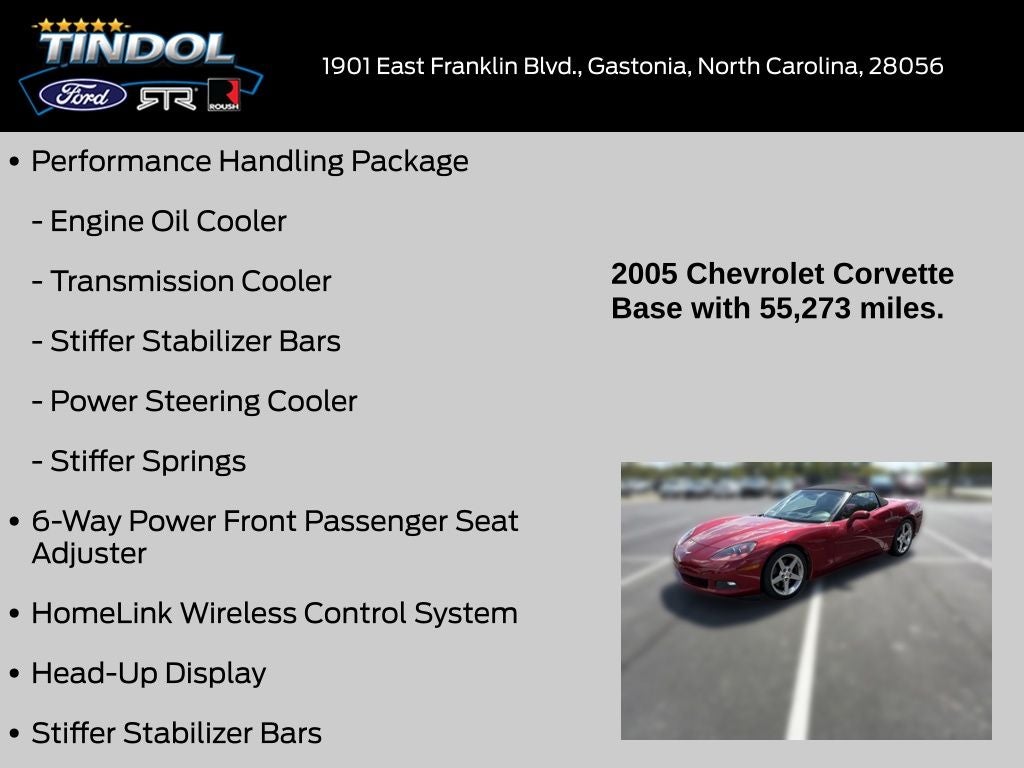 2005 Chevrolet Corvette Base