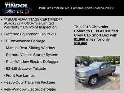 2018 Chevrolet Colorado LT