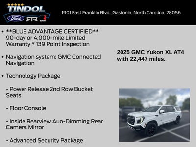 2025 GMC Yukon XL AT4