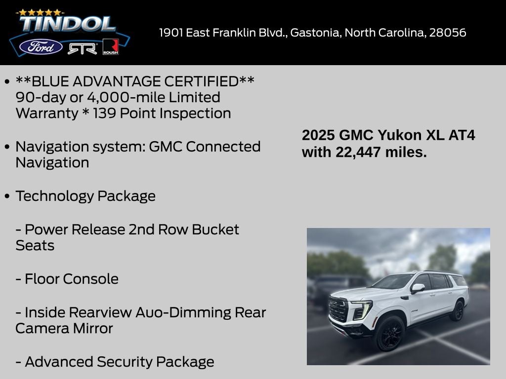 2025 GMC Yukon XL AT4