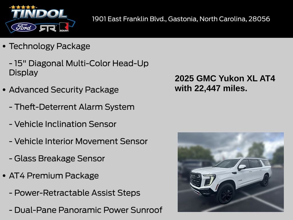 2025 GMC Yukon XL AT4