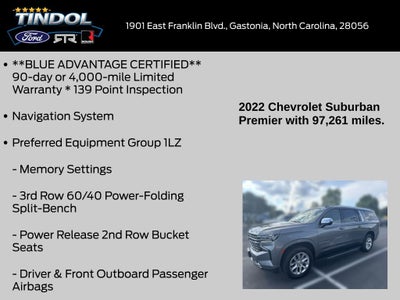 2022 Chevrolet Suburban Premier