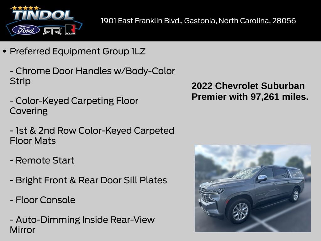 2022 Chevrolet Suburban Premier