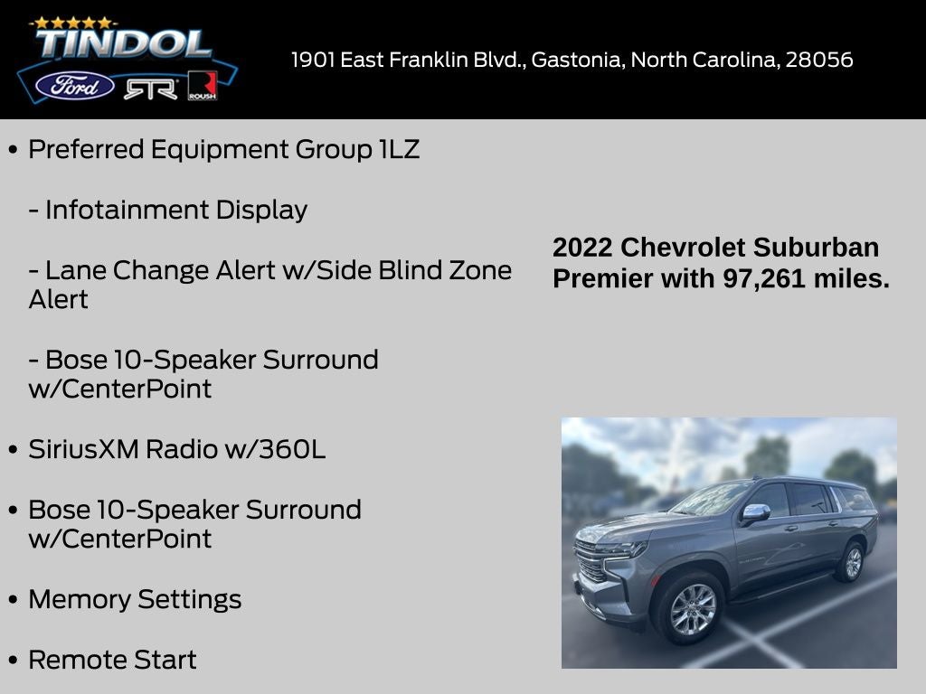 2022 Chevrolet Suburban Premier