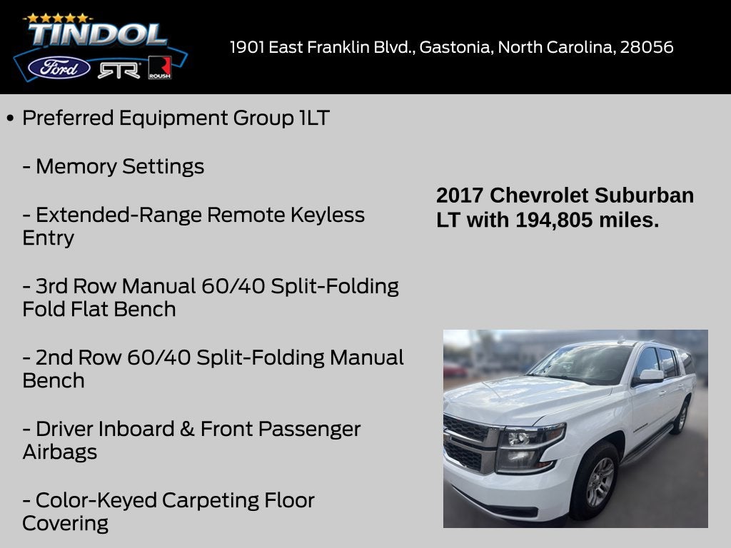 2017 Chevrolet Suburban LT