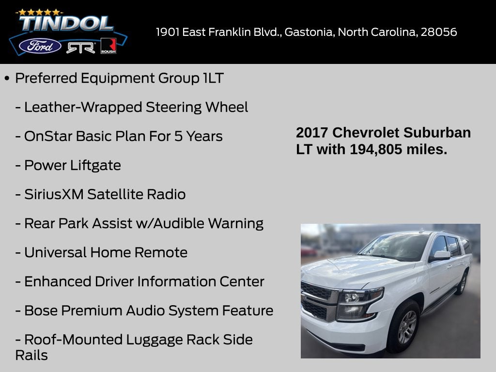 2017 Chevrolet Suburban LT