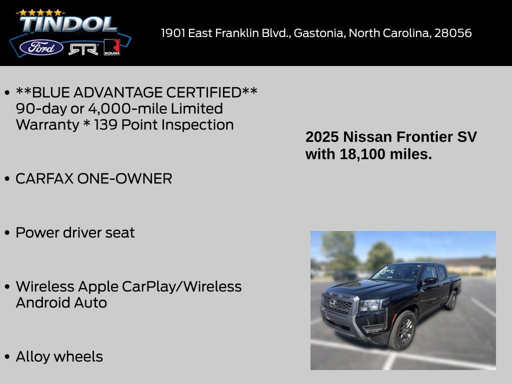 2025 Nissan Frontier SV